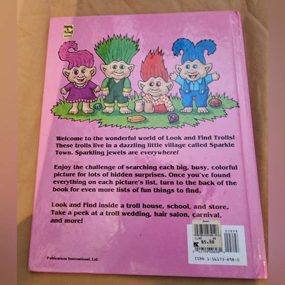 Look and Find Trolls Book, Vintage 1992 - Picture 4 of 7
